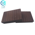 Eco-friendly Strand Woven 18mm carbonized bamboo decking and flooring for outdoor deck tiles / decking price